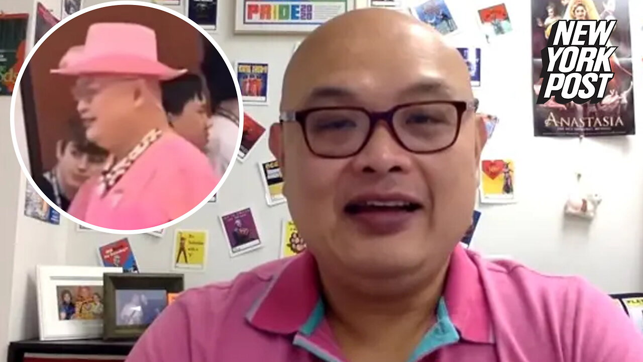 Cross-dressing Texas teacher resigns after viral video showed him wearing pink dress in school