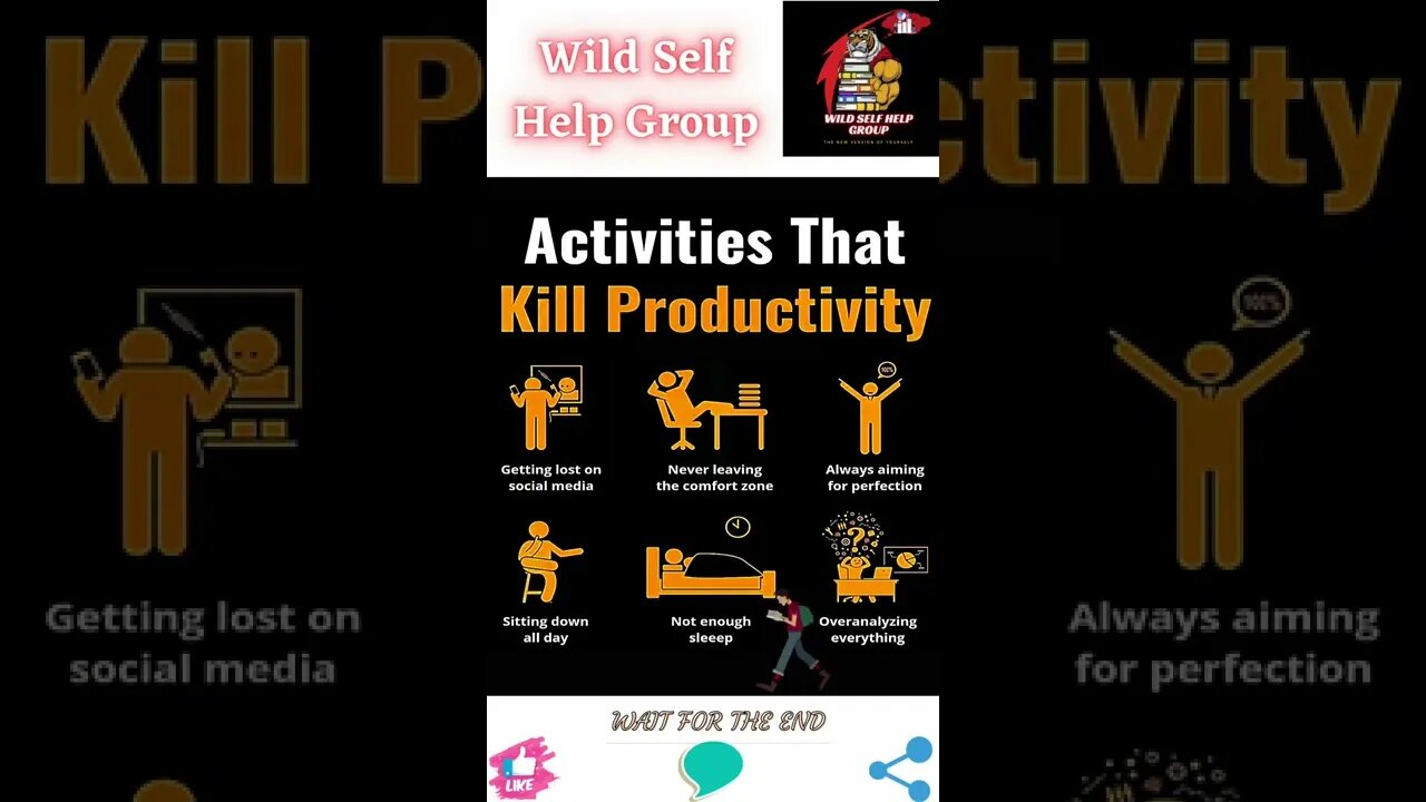 🔥Activities that kill productivity🔥#shorts🔥#wildselfhelpgroup🔥21 July 2022🔥
