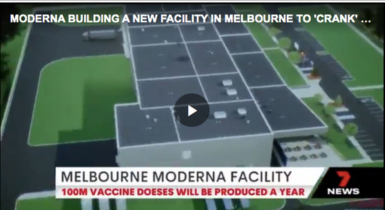 About Moderna's mRNA facility in Australia