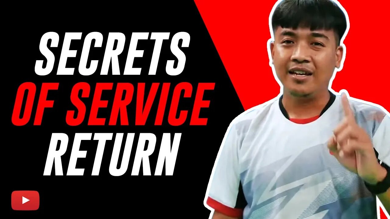 Secrets of service return featuring Fikri fazrin (Eng Subs) #badminton