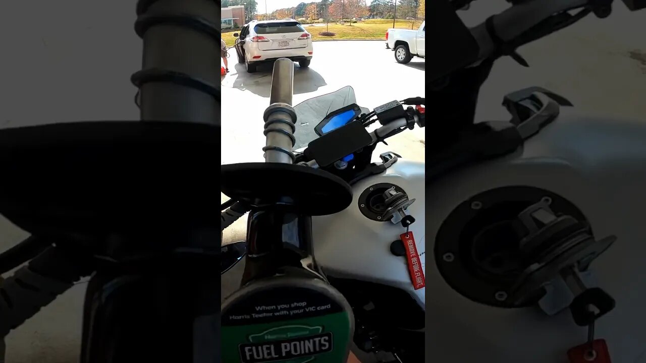 Want to pay less for gas? Get a bike! I may need glasses….. | Motovlog #motovlog #motorcycle #foryou