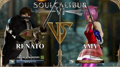 Renato (ARTHUR KIDS9351) VS Amy (Âmesang) (SoulCalibur™ VI: Online)