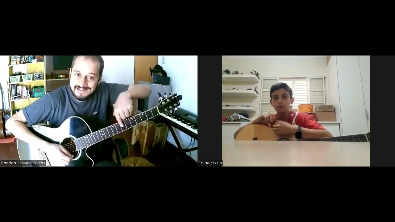 Felipe - Aula de Violão - Demonstração de aula ONLINE 2022