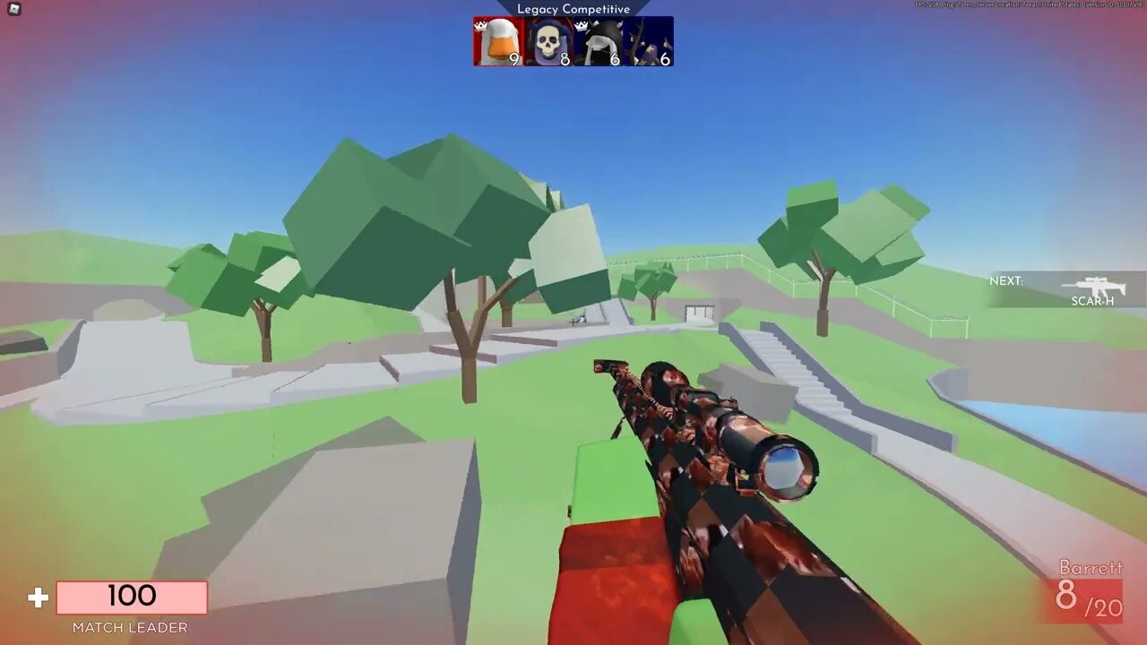 Outplaying With Barrett + Scar (Roblox Arsenal)