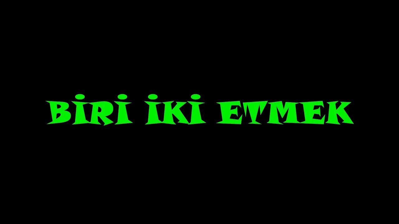 BİRİ İKİ ETMEK