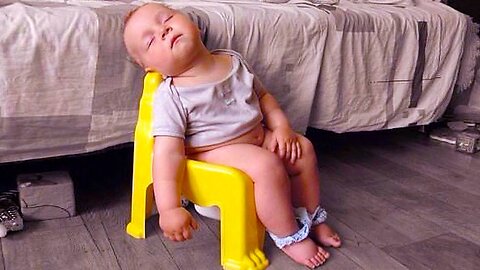 Funniest Babies Fall As Sleep Everywhere |Cute Baby Moment