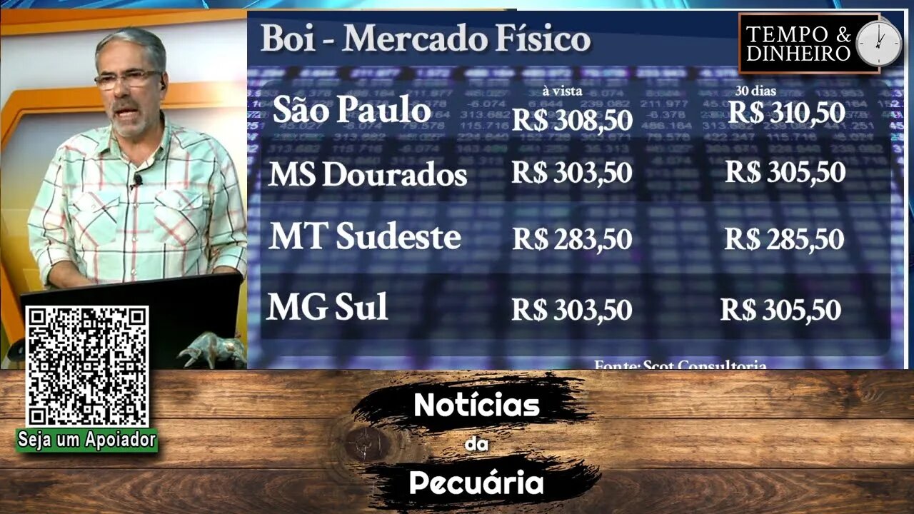 Boi gordo escasso abre semana com alta em 23 praças.