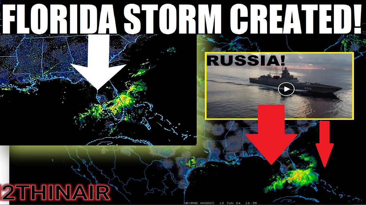 FLORIDA Flood CREATED to cause Issues for Russia War Drills!