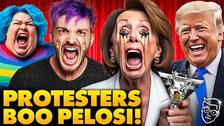 CHAOS: Pelosi BOOED, Screamed OFF STAGE By Democrat Activists For TWO Minutes Straight | 'BRUTAL'🤣