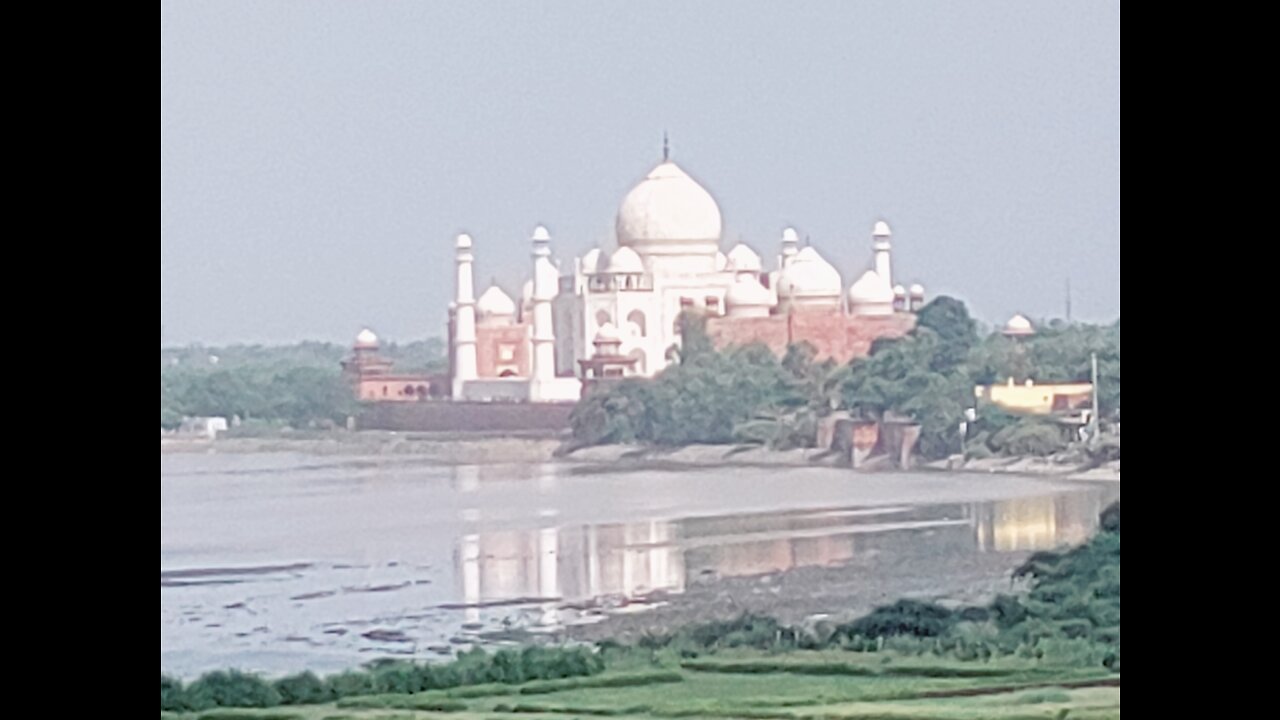 The Taj Mahal view