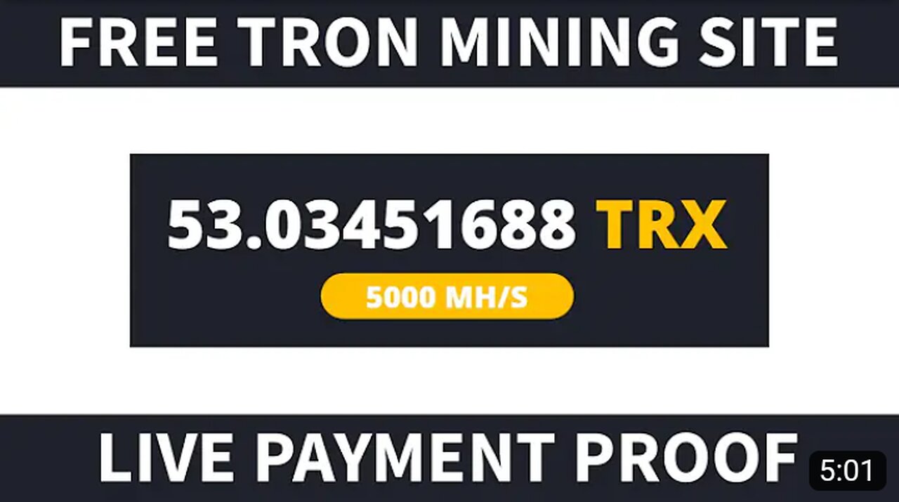 Free Tron Mining Site 2023 | Free Cloud Mining Site 2023 | Prozens Live Payment Proof |