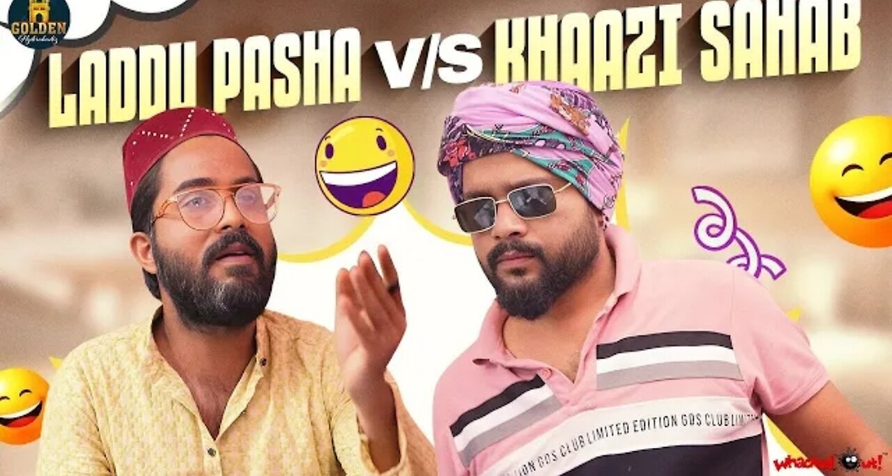 Laddu pasha va khaazi sahab | Comedy video | marriage certificate | Golden Hyderabadiz funny video