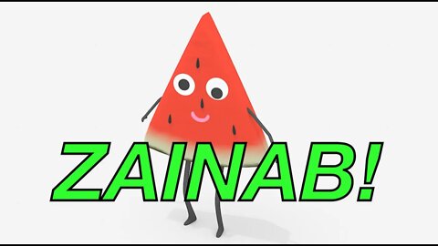 Happy Birthday ZAINAB! - WATERMELON Birthday Song