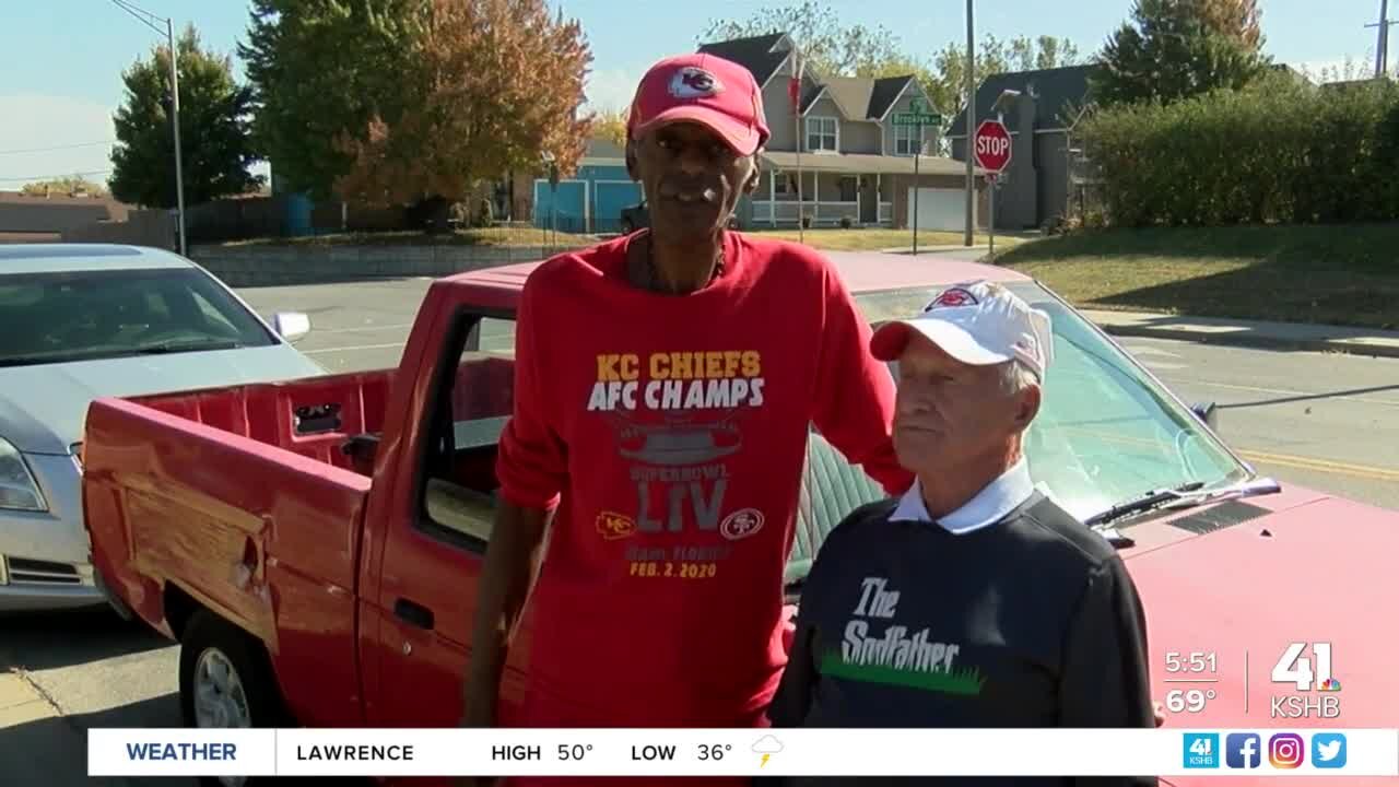 Former Chiefs, Royals grounds crew members reunite