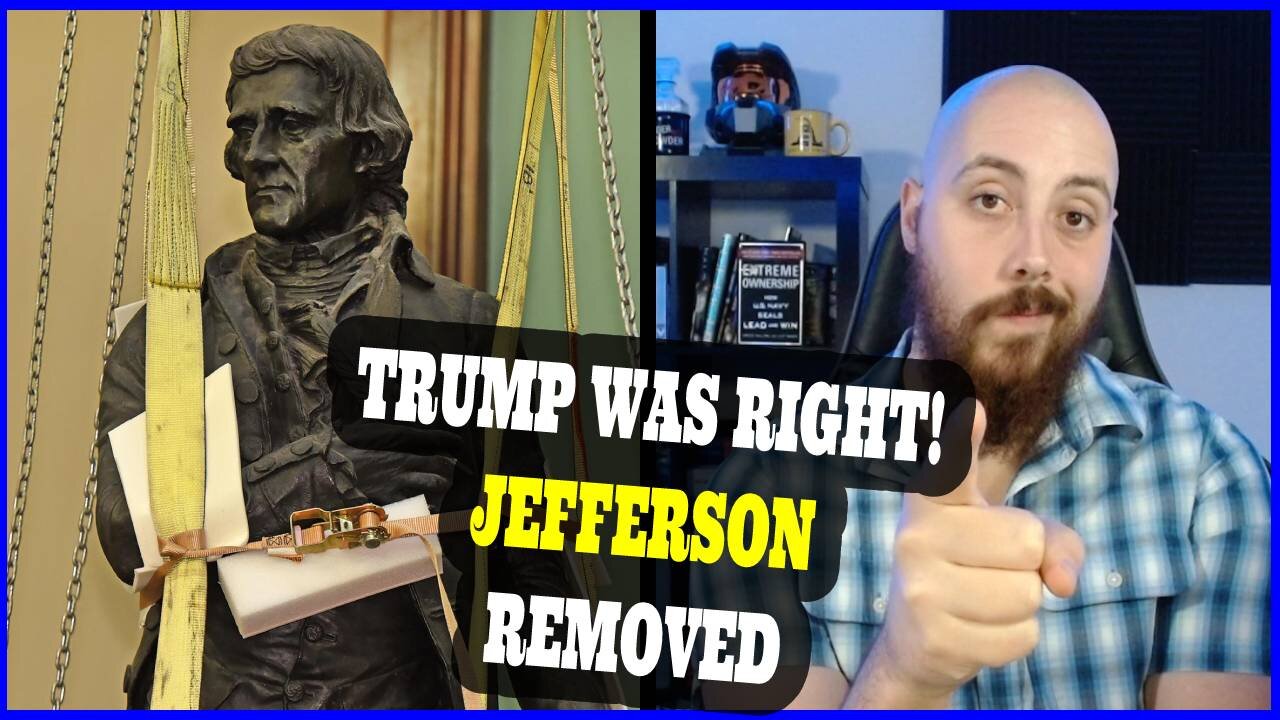 TRUMP WAS RIGHT! The Left Officially Removes Thomas Jefferson Statue From NY City Hall