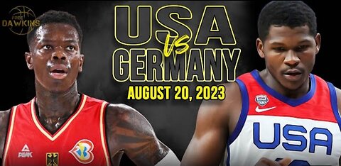 USA vs Germany Full Game Highlights FIBA World Cup Warm-Up | August 20, 2023 | FreeDawkins