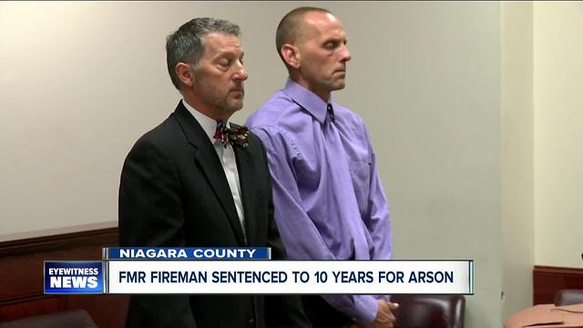 Man who set firefighter's home on fire gets 10 years in prison