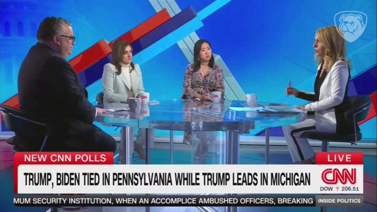 CNN Scoffs 'World Is Upside Down' As Michigan Poll Shows Trump Up 20 On Israel/Gaza