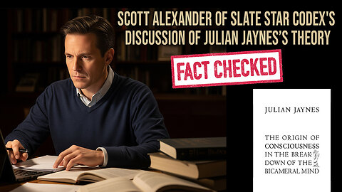 Fact Checking Scott Alexander’s Discussion of Julian Jaynes’s Theory on “Slate Star Codex”