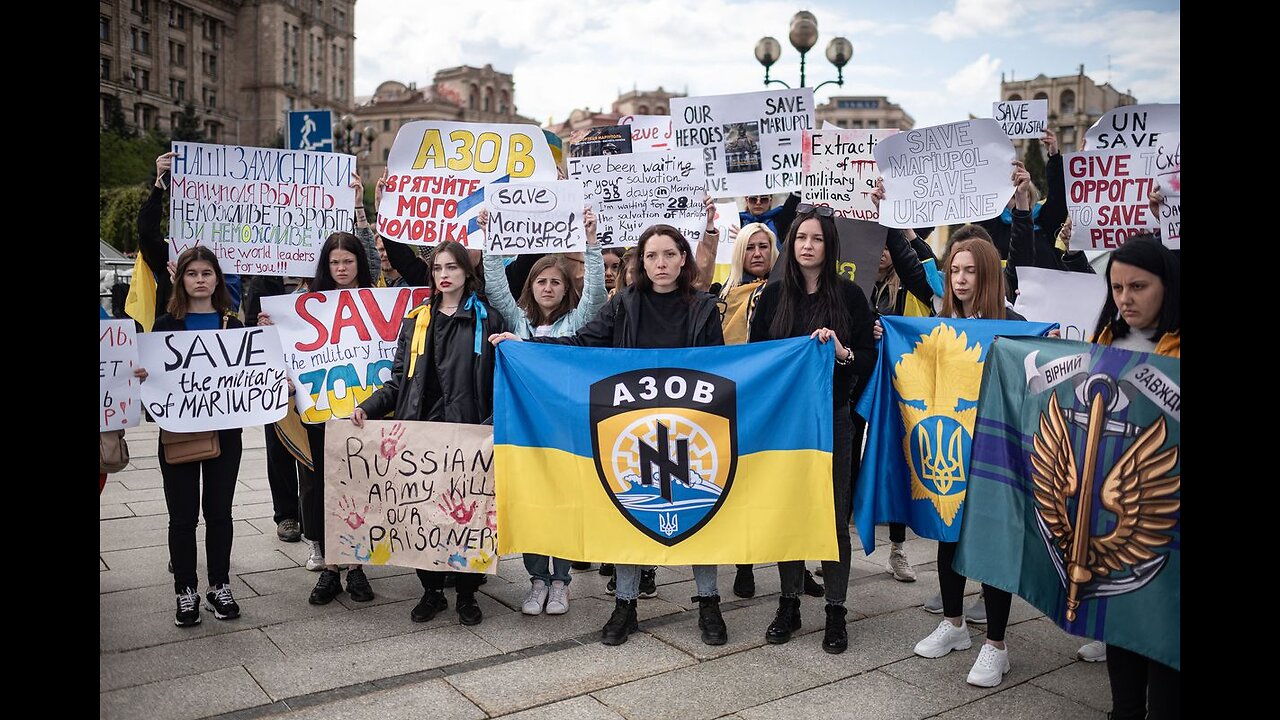 (mirror) Free Azovstal defenders! - Ukrainian Resistance Canada: Dundas Square, Toronto