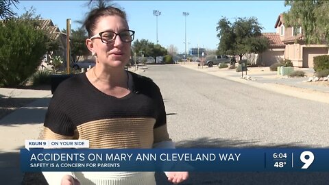 Accidents along Mary Ann Cleveland Way