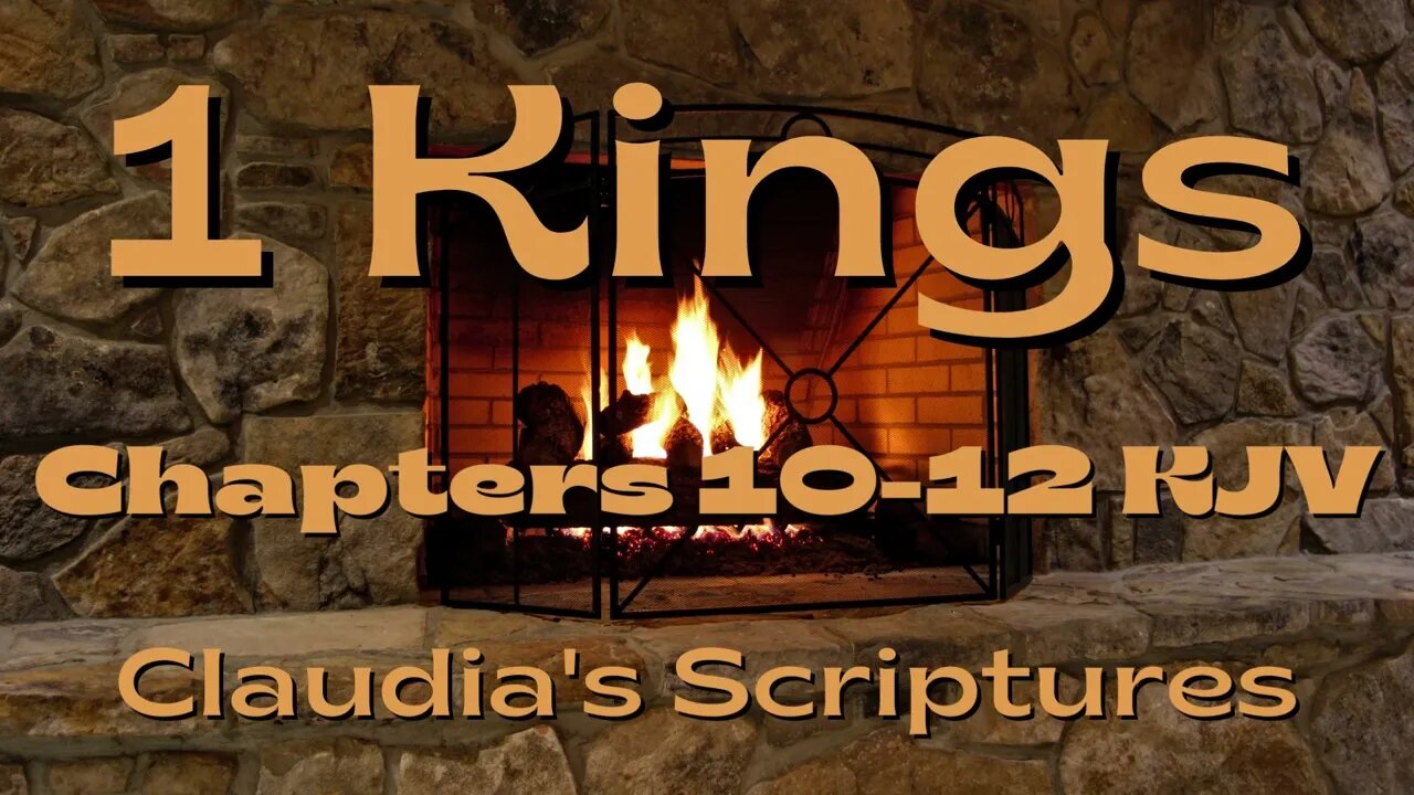 The Bible Series Bible Book 1 Kings Chapters 10-12 Audio