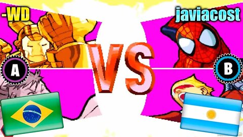 Marvel Vs Capcom: Clash Of Super Heroes (-WD Vs. javiacost) [Brazil Vs. Argentina]