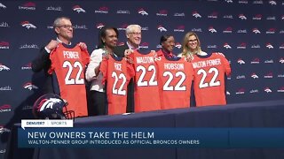 Members of new Broncos ownership group arrive in Denver