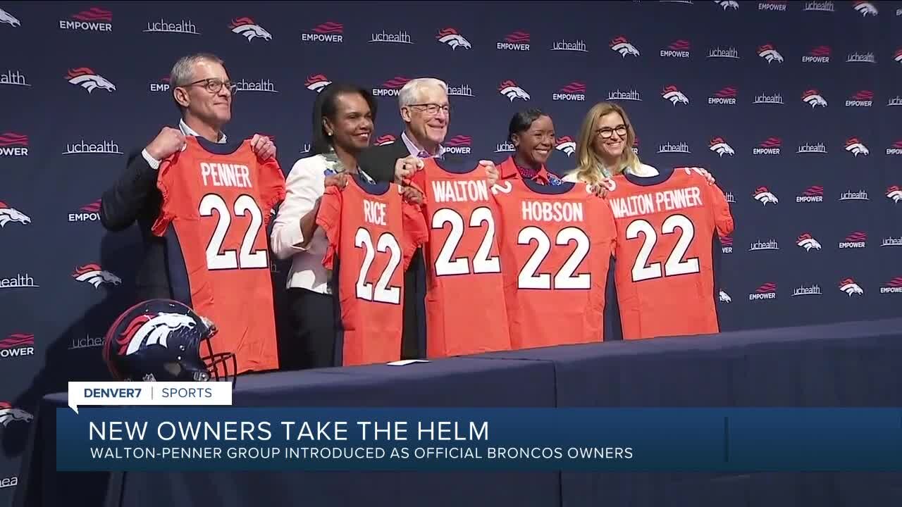 Members of new Broncos ownership group arrive in Denver