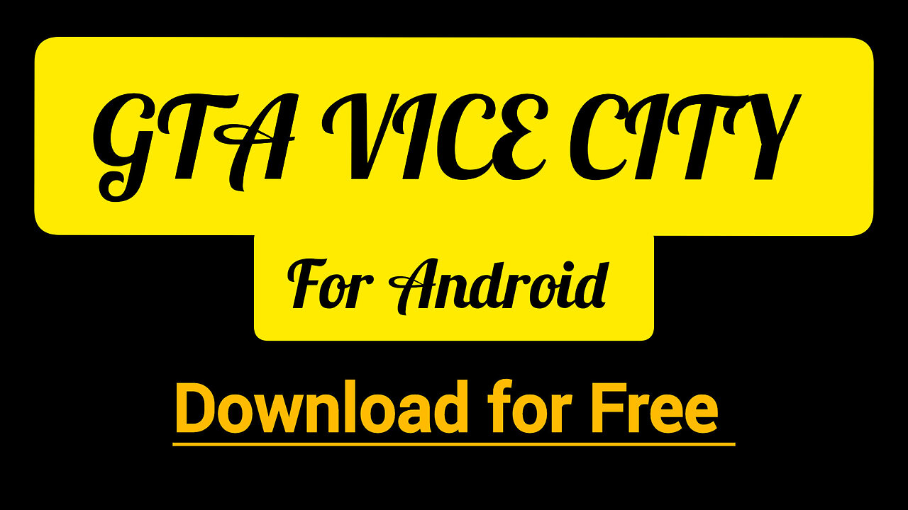 DOWNLOAD GTA VICE CITY for FREE (Android) | how to download GTA VICE CITY in Android for free.