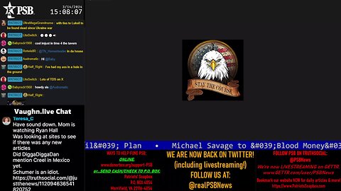 2024-03-14 15:00 EDT - The PATRIOTski Tavern: