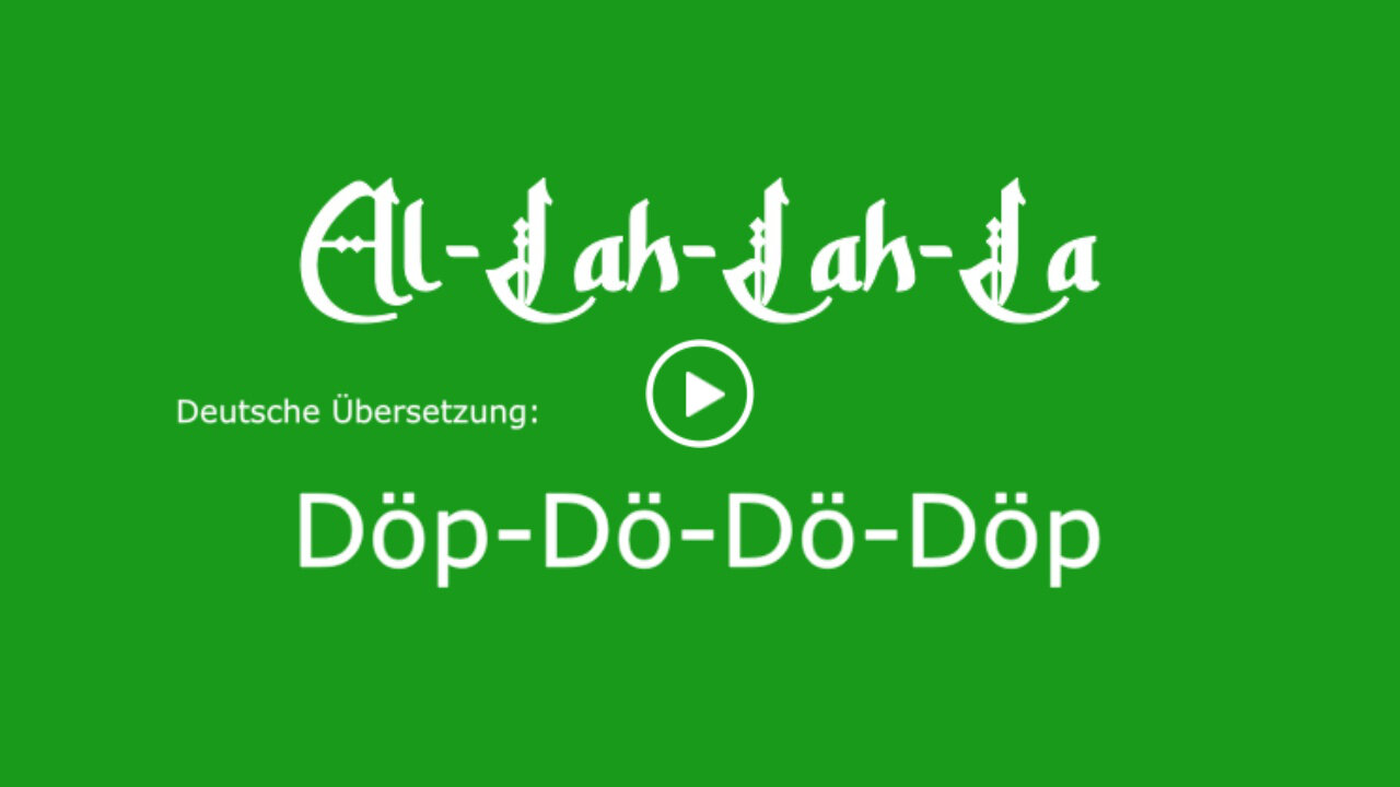 Das Sylt Lied “Döp-Dö-Dö-Döp” in Arabic