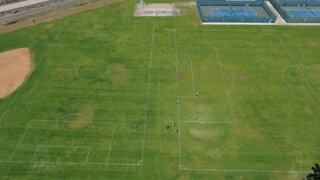 Blasian Babies MaMa Football And Aerial Views Coronado Cays Park!