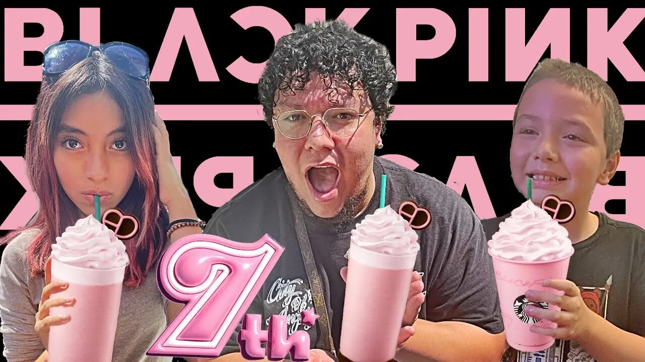 BLACKPINK Starbucks Drink is OUTRAGEOUS so we did this…