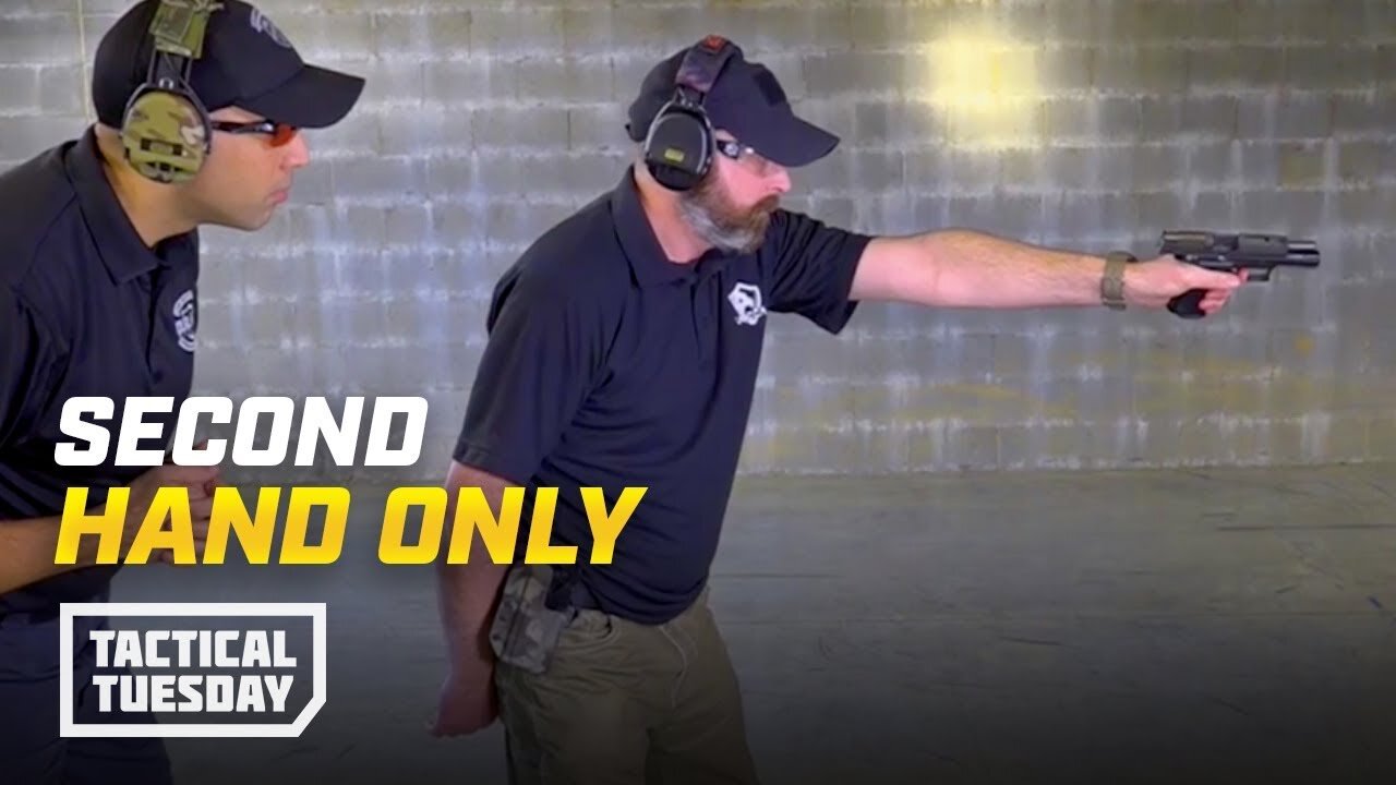 How To Shoot a Gun With Your Non-Dominant Hand Only (Tactical Tuesday)