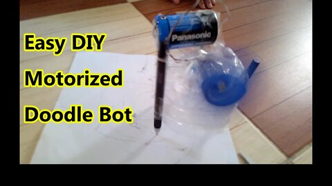 Super EASY DIY Doodle Bot you can do it NOW