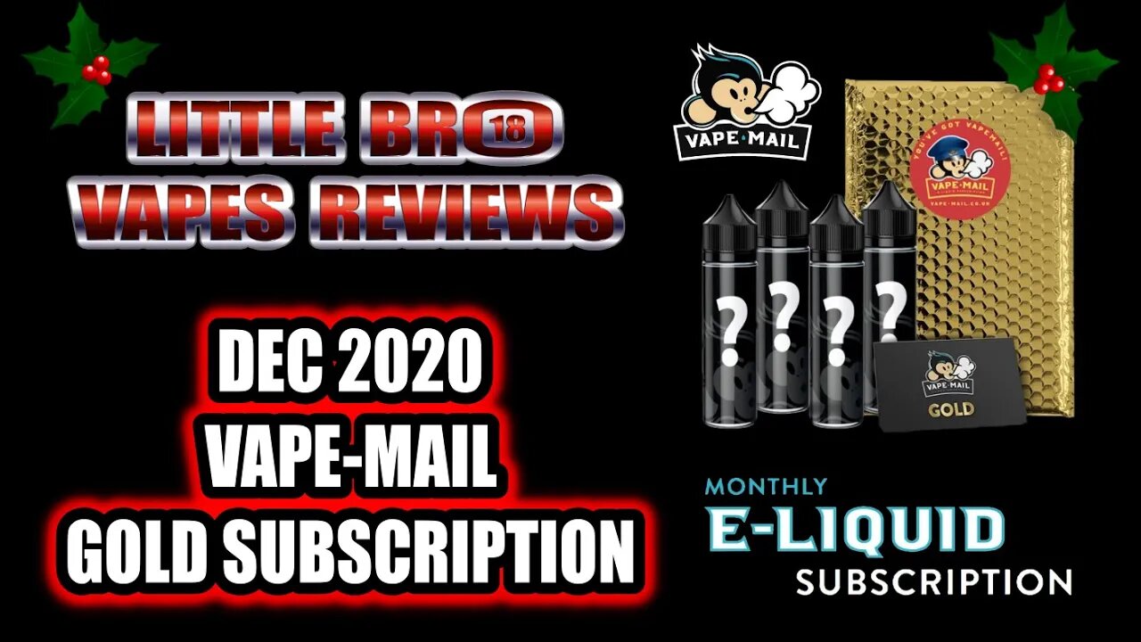 DECEMBER 2020 VAPE-MAIL GOLD SUBSCRIPTION