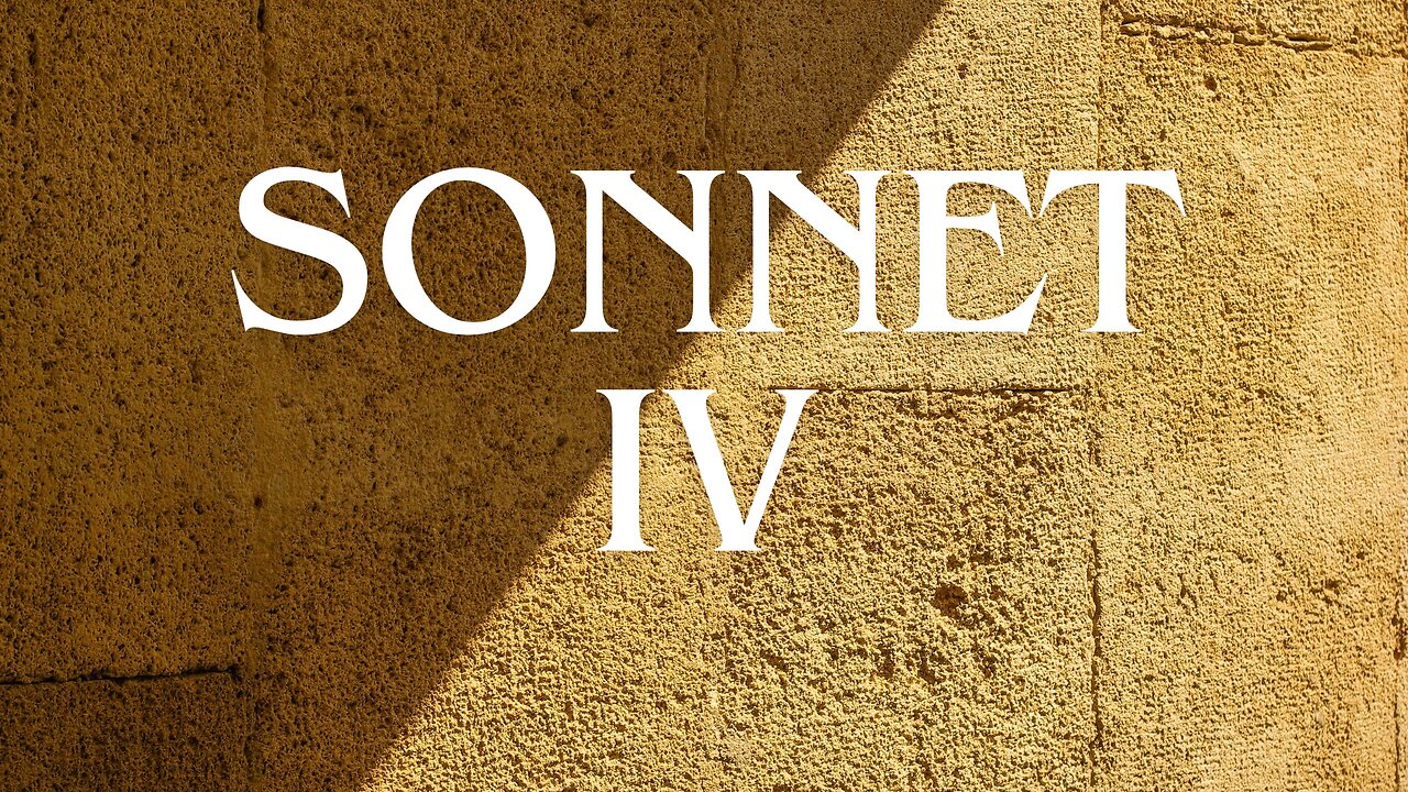 Sonnet IV from The Assent sonnet sequence