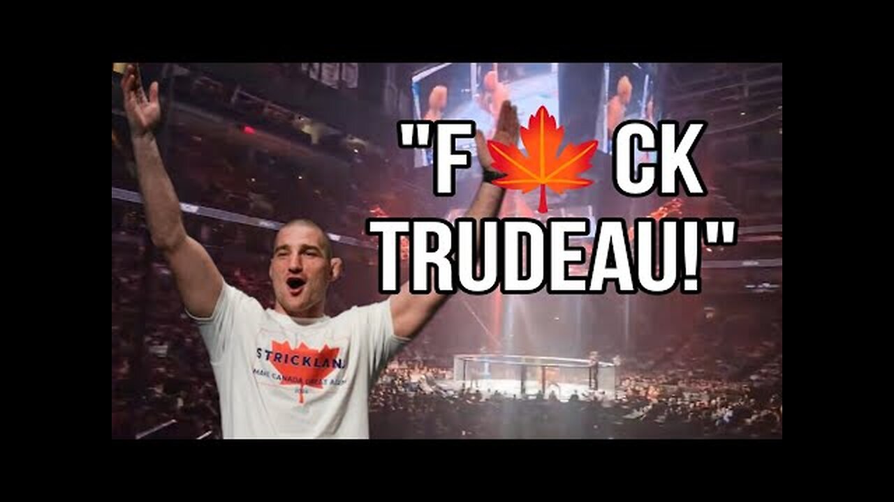 Trudeau ROASTED by Sean Strickland and 18,000 fans in sold out stadium!