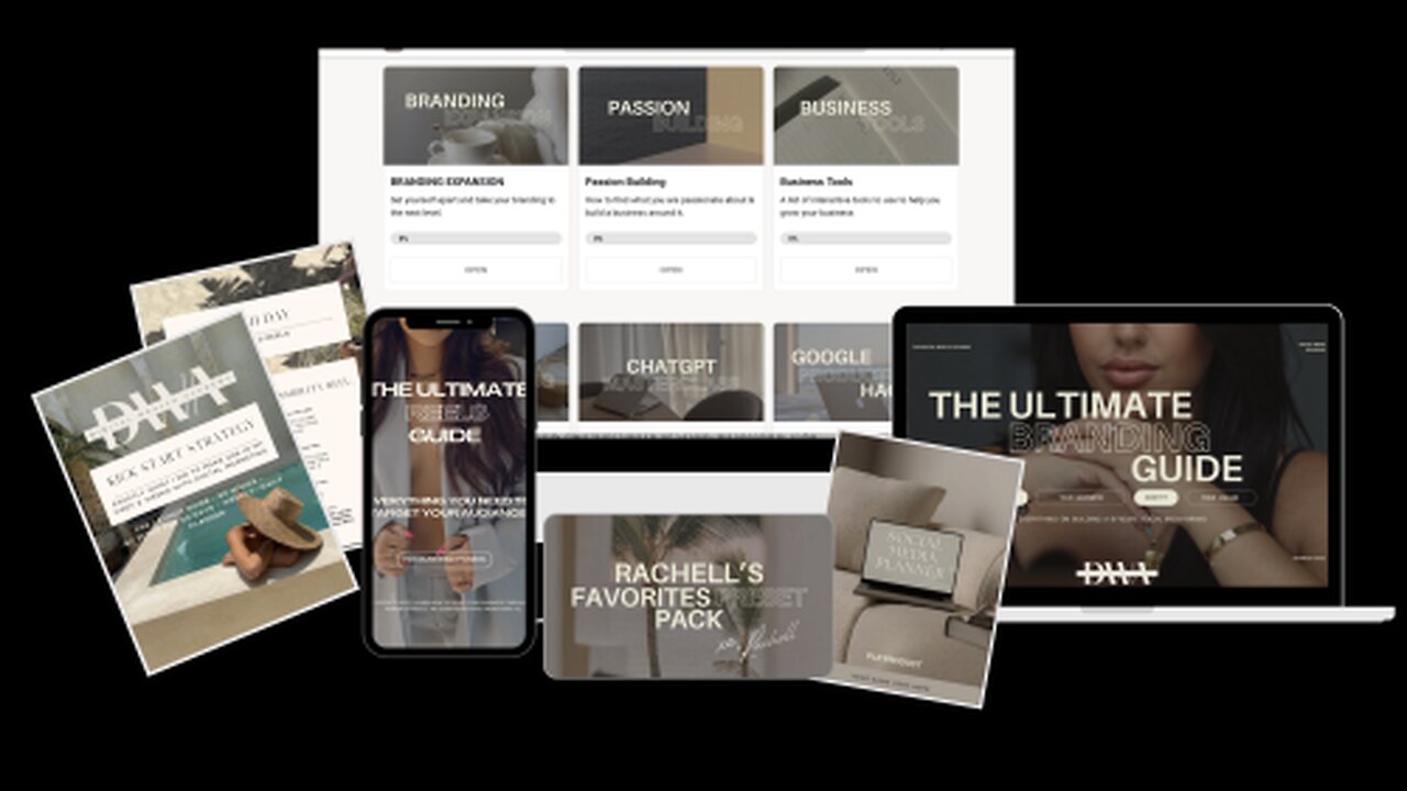Digital Wealth Academy Member area and video courses