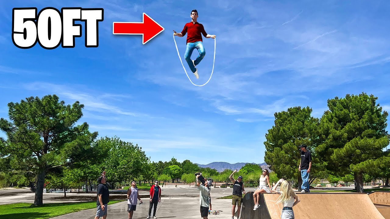 Shocking Magic in Vegas - Jumprope Levitation