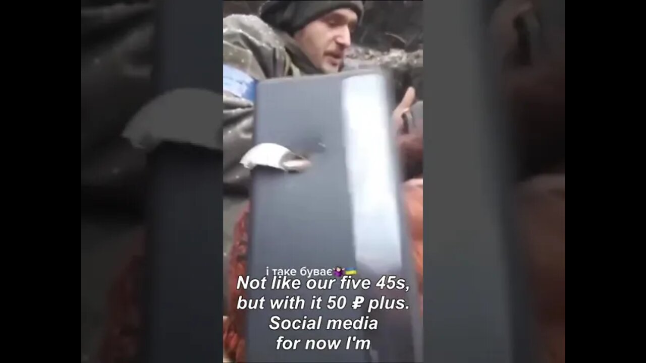 Ukrainian Militant Was Saved From A Righteous Bullet By A Phone & A Token