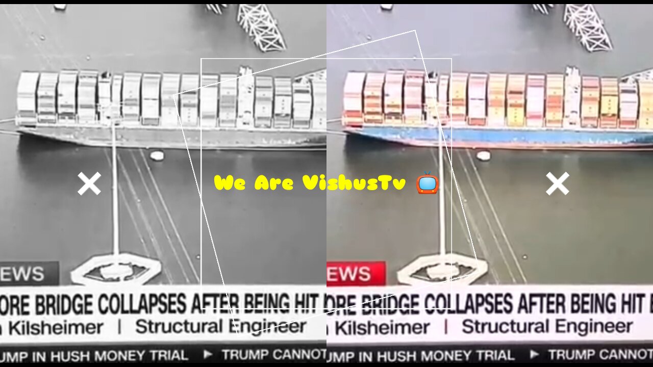 Baltimore Bridge Collapses After Being Hit... "Ritual" #VishusTv 📺