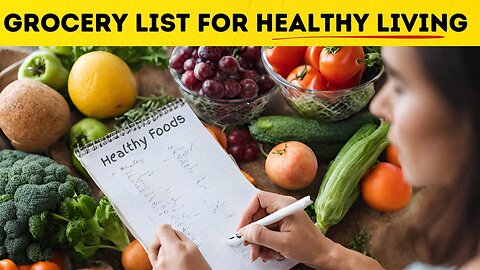 Grocery List For Healthy Living