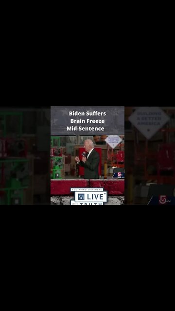 Biden Suffers Brain Freeze Mid-Sentence
