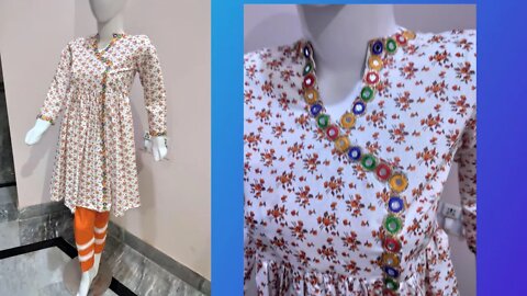 Angrakha kurti cutting Tutorial Part 2
