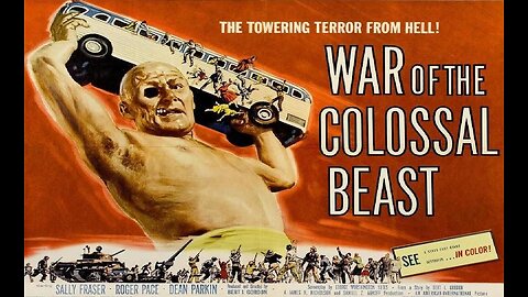 WAR OF THE COLOSSAL BEAST 1957 The Giant Man Returns as a Deformed Cyclops FULL MOVIE in HD & W/S