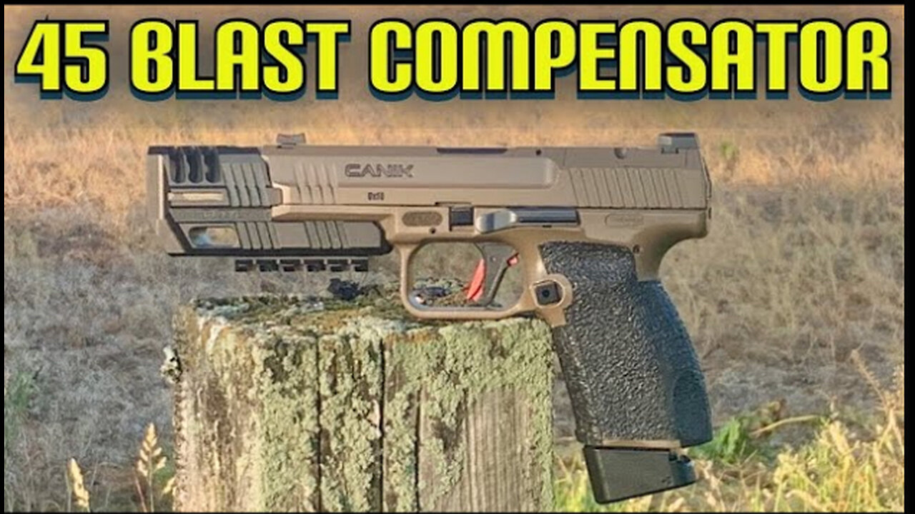 45 Blast Compensator for the Canik TP9 Elite Combat - Review & First Shots