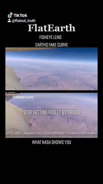 Fish eye lens? Or curvature