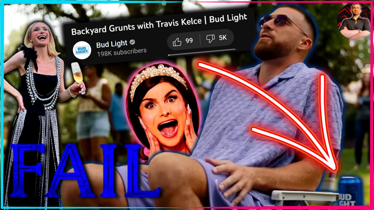 Bud Light HATES MEN! New Ad With Travis Kelce DOUBLES DOWN on Misandry as Sales HIT NEW LOWS!